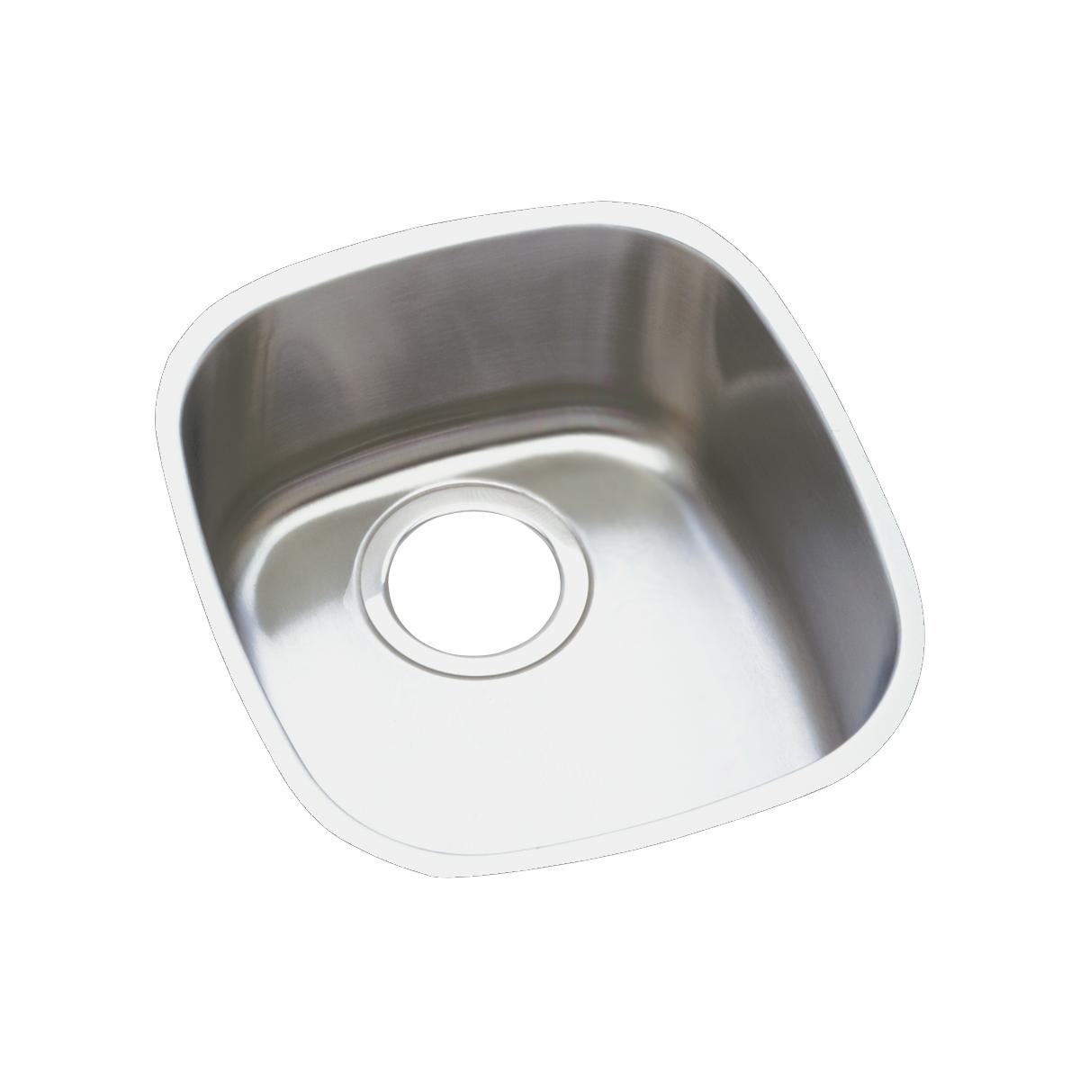 Elkay Lustertone Classic 14" Stainless Steel Kitchen Sink, Lustrous Satin, ELUH1113 - The Sink Boutique