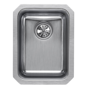 Alternate Image for Elkay Lustertone Classic 14" Stainless Steel Kitchen Sink, 18 Gauge, Lustrous Satin, ELUH1116