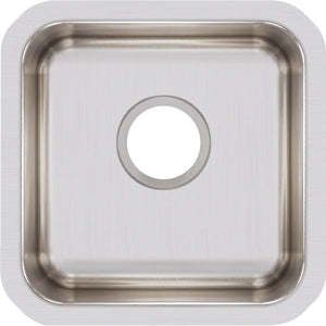 Alternate Image for Elkay Lustertone Classic 15" Stainless Steel Kitchen Sink, 18 Gauge, Lustrous Satin, ELUH1212
