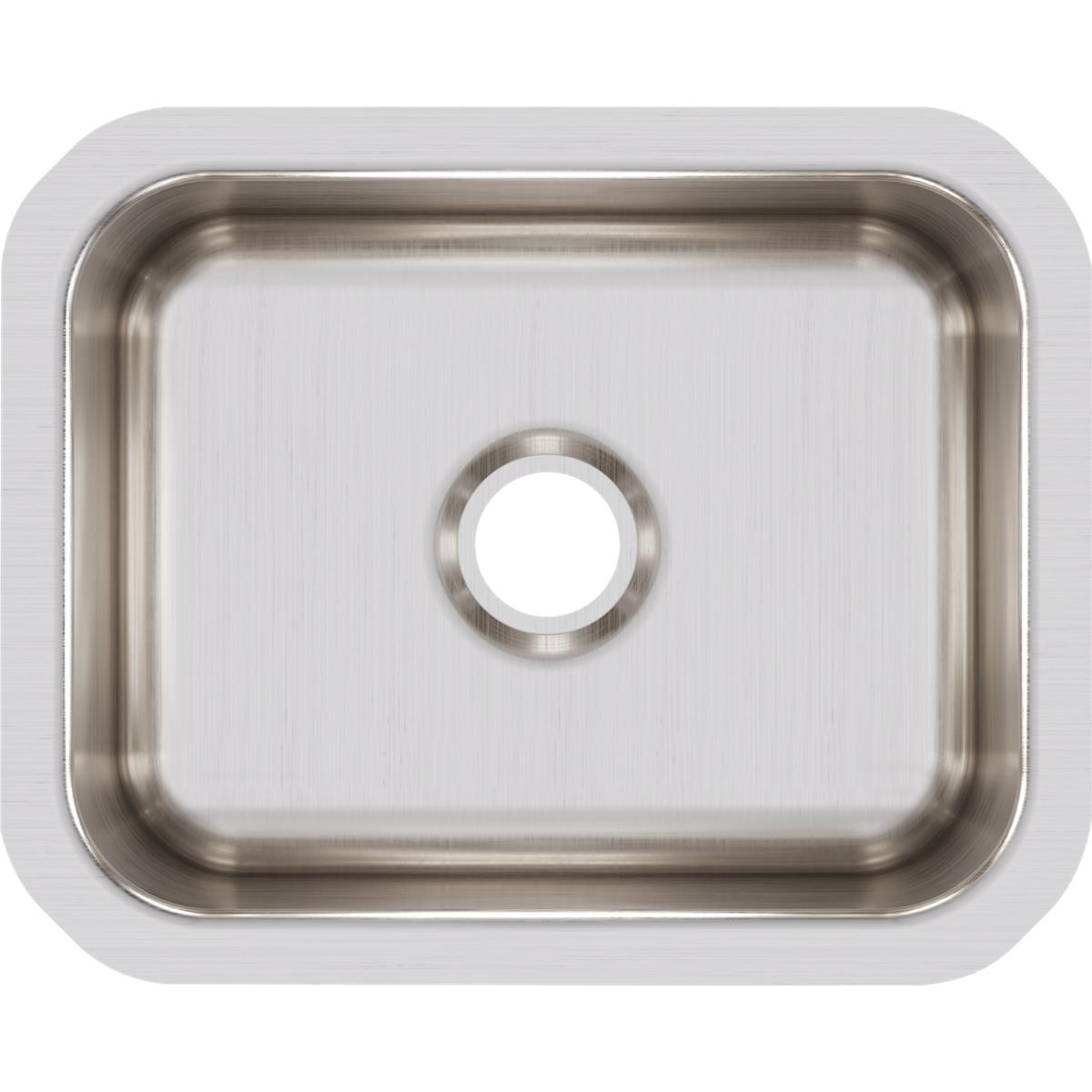Elkay Lustertone Classic 15" Stainless Steel Bar Sink, Lustrous Satin, ELUH129