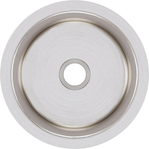 Alternate Image for Elkay Lustertone Classic 14" Stainless Steel Kitchen Sink, 18 Gauge, Lustrous Satin, ELUH12FB