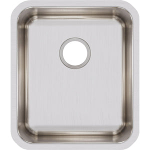 Alternate Image for Elkay Lustertone Classic 16" Stainless Steel Kitchen Sink, 18 Gauge, Lustrous Satin, ELUH1316