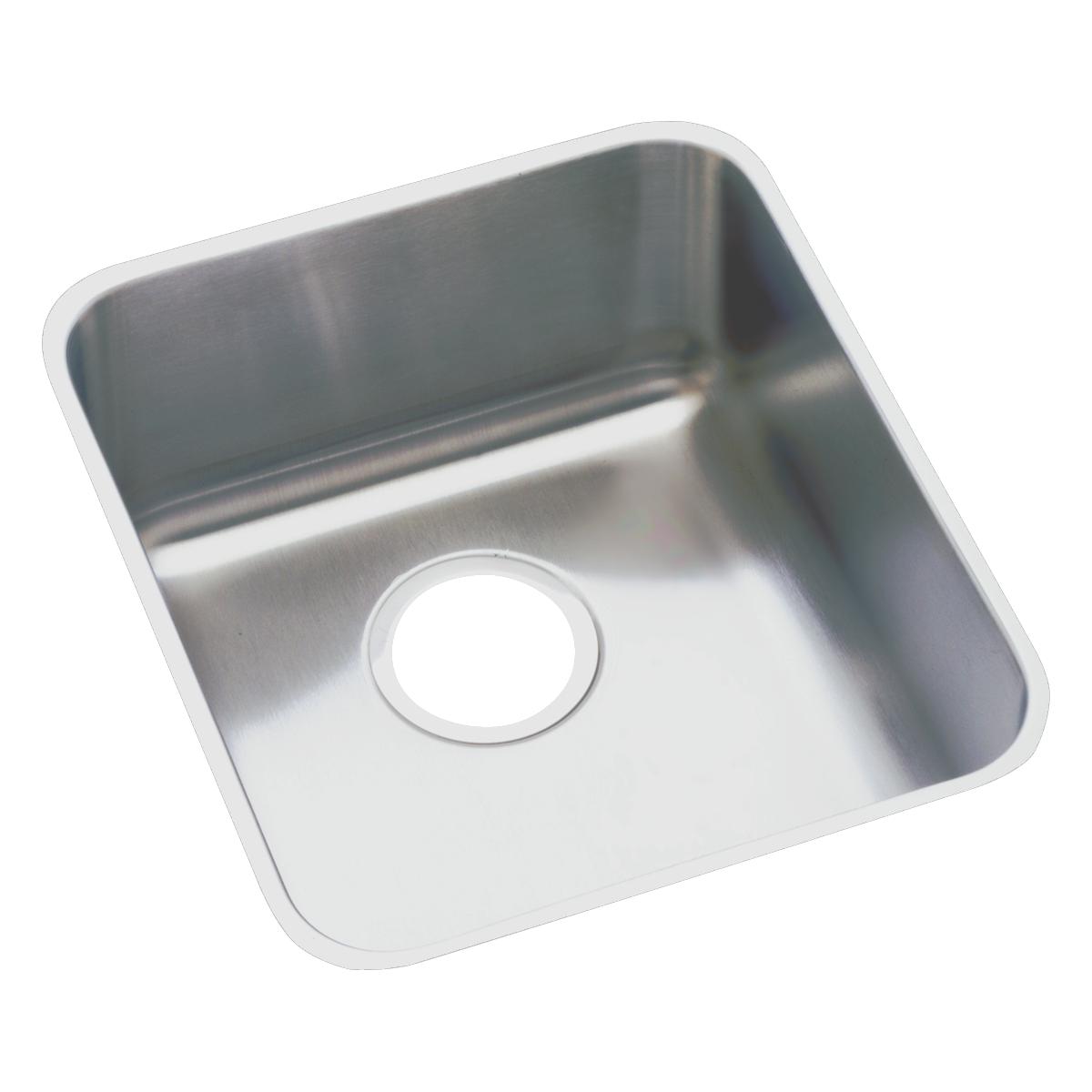 Elkay Lustertone Classic 16" Stainless Steel Kitchen Sink, Lustrous Satin, ELUH1316 - The Sink Boutique