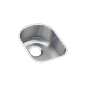 Alternate Image for Elkay Lustertone Classic 14" Stainless Steel Kitchen Sink, 18 Gauge, Lustrous Satin, ELUH1317