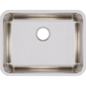 Alternate Image for Elkay Lustertone Classic 24" Stainless Steel Kitchen Sink, 18 Gauge, Lustrous Satin, ELUH211510