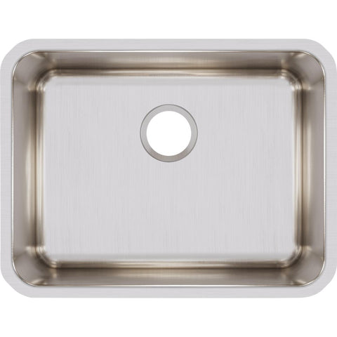Elkay Lustertone Classic 24" Stainless Steel Kitchen Sink, Lustrous Satin, ELUH211510