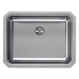 Elkay Lustertone Classic 24" Stainless Steel Kitchen Sink, Lustrous Satin, ELUH2115PD