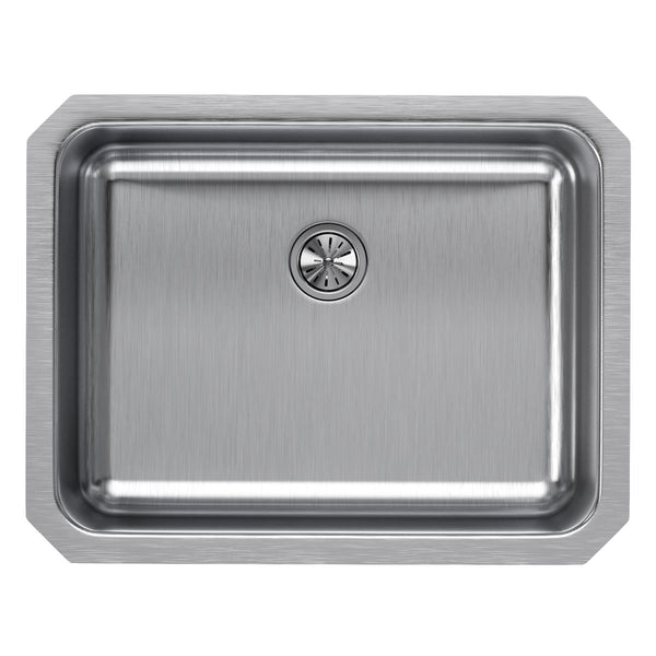 Elkay Lustertone Classic 24" Stainless Steel Kitchen Sink, Lustrous Satin, ELUH2115PD