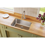 Elkay Lustertone Classic 27" Stainless Steel Kitchen Sink, Lustrous Satin, ELUH241610 - The Sink Boutique