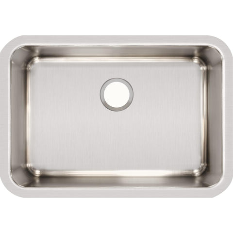 Elkay Lustertone Classic 27" Stainless Steel Kitchen Sink, Lustrous Satin, ELUH241610