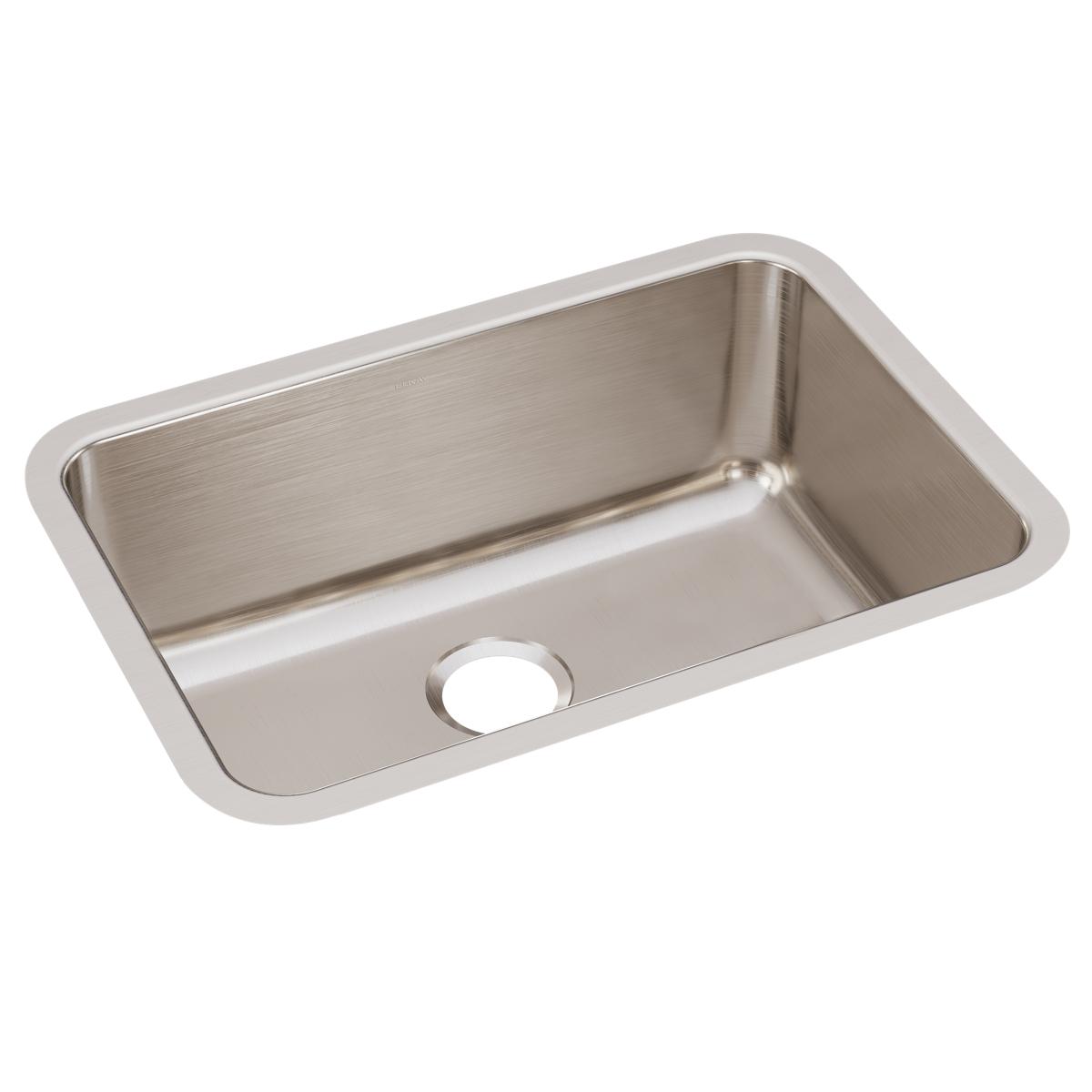 Elkay Lustertone Classic 27" Stainless Steel Kitchen Sink, Lustrous Satin, ELUH241610 - The Sink Boutique