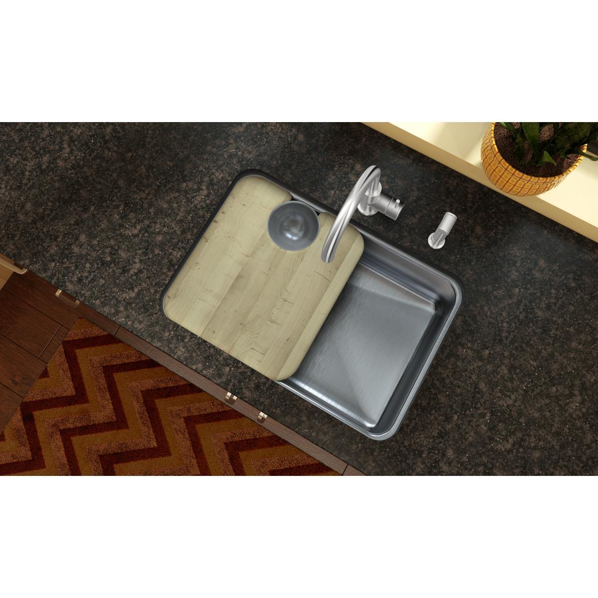 Elkay CBS1316 Hardwood 14-1/2" x 17" x 3/4" Cutting Board