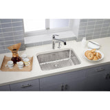 Elkay Lustertone Classic 27" Stainless Steel Kitchen Sink, Lustrous Satin, ELUH2416PD - The Sink Boutique