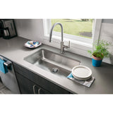 Elkay Lustertone Classic 31" Stainless Steel Kitchen Sink, Lustrous Satin, ELUH2816 - The Sink Boutique