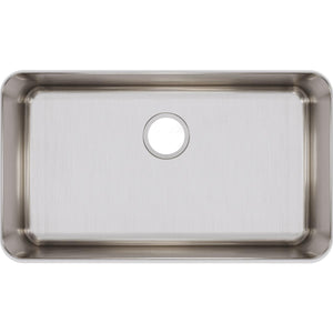 Alternate Image for Elkay Lustertone Classic 31" Stainless Steel Kitchen Sink, 18 Gauge, Lustrous Satin, ELUH2816