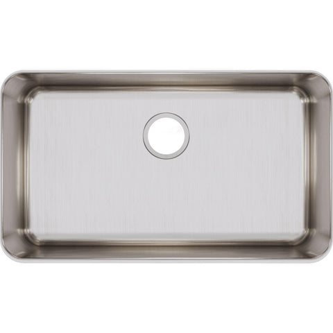Elkay Lustertone Classic 31" Stainless Steel Kitchen Sink, Lustrous Satin, ELUH2816