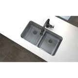 Elkay Lustertone Classic 31" Stainless Steel Kitchen Sink, 50/50 Double Bowl, Lustrous Satin, ELUH3118PD - The Sink Boutique