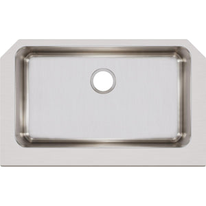 Alternate Image for Elkay Lustertone Classic 33" Stainless Steel Farmhouse Kitchen Sink, 18 Gauge, Lustrous Satin, ELUHFS2816