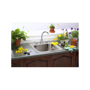 Alternate Image for Elkay Celebrity 20" Stainless Steel Laundry Sink, Brushed Satin, 1 Faucet Hole, ESE2020101
