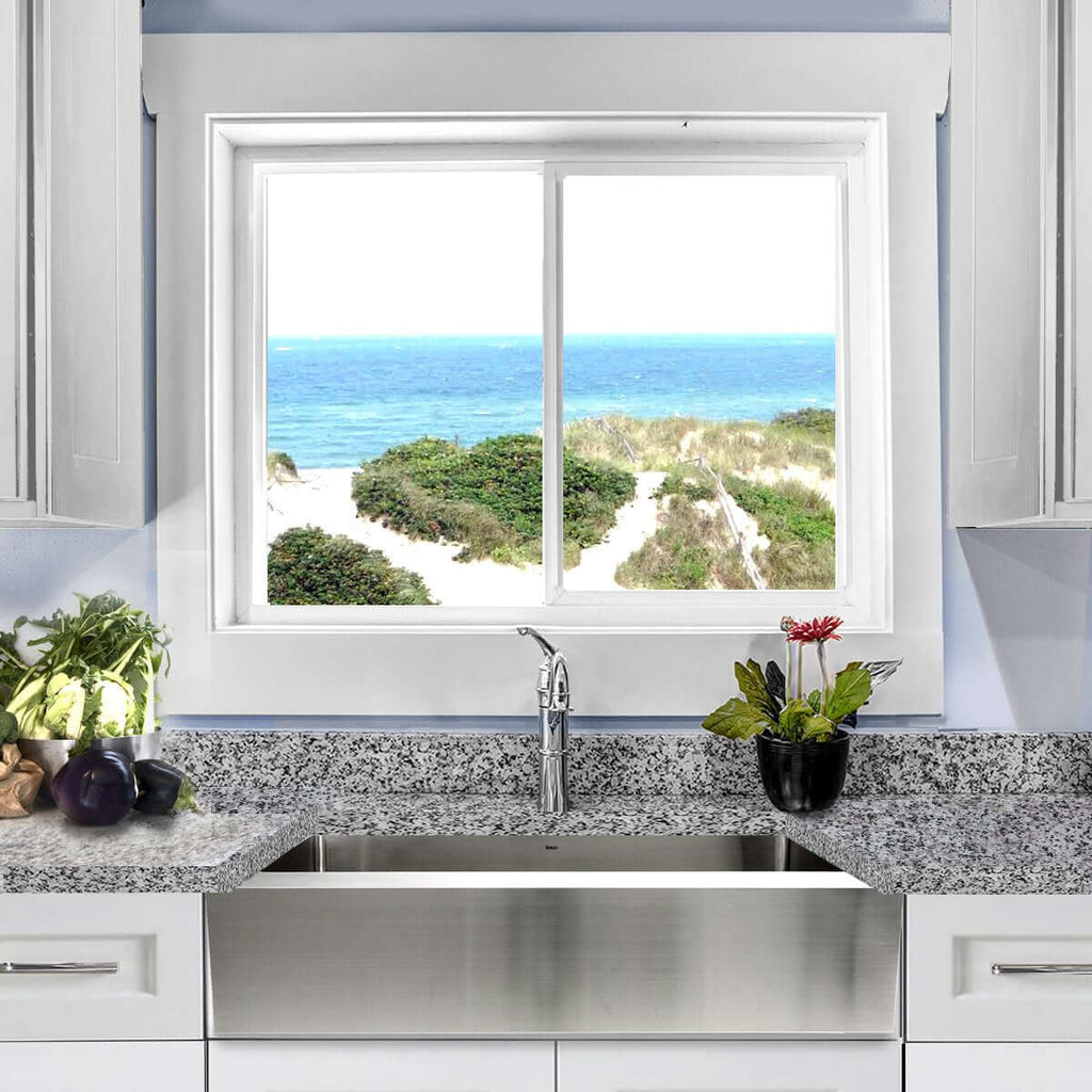 Nantucket Sinks Pro Series 30" Stainless Steel Retrofit Farmhouse Sink, 16 Gauge, EZApron30
