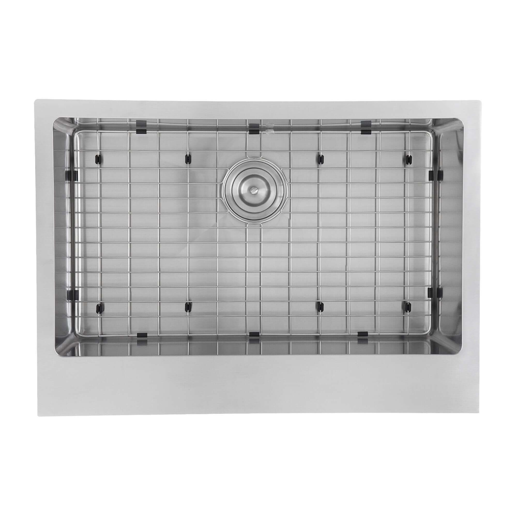 Nantucket Sinks Pro Series 30" Stainless Steel Retrofit Farmhouse Sink, EZApron30 - The Sink Boutique