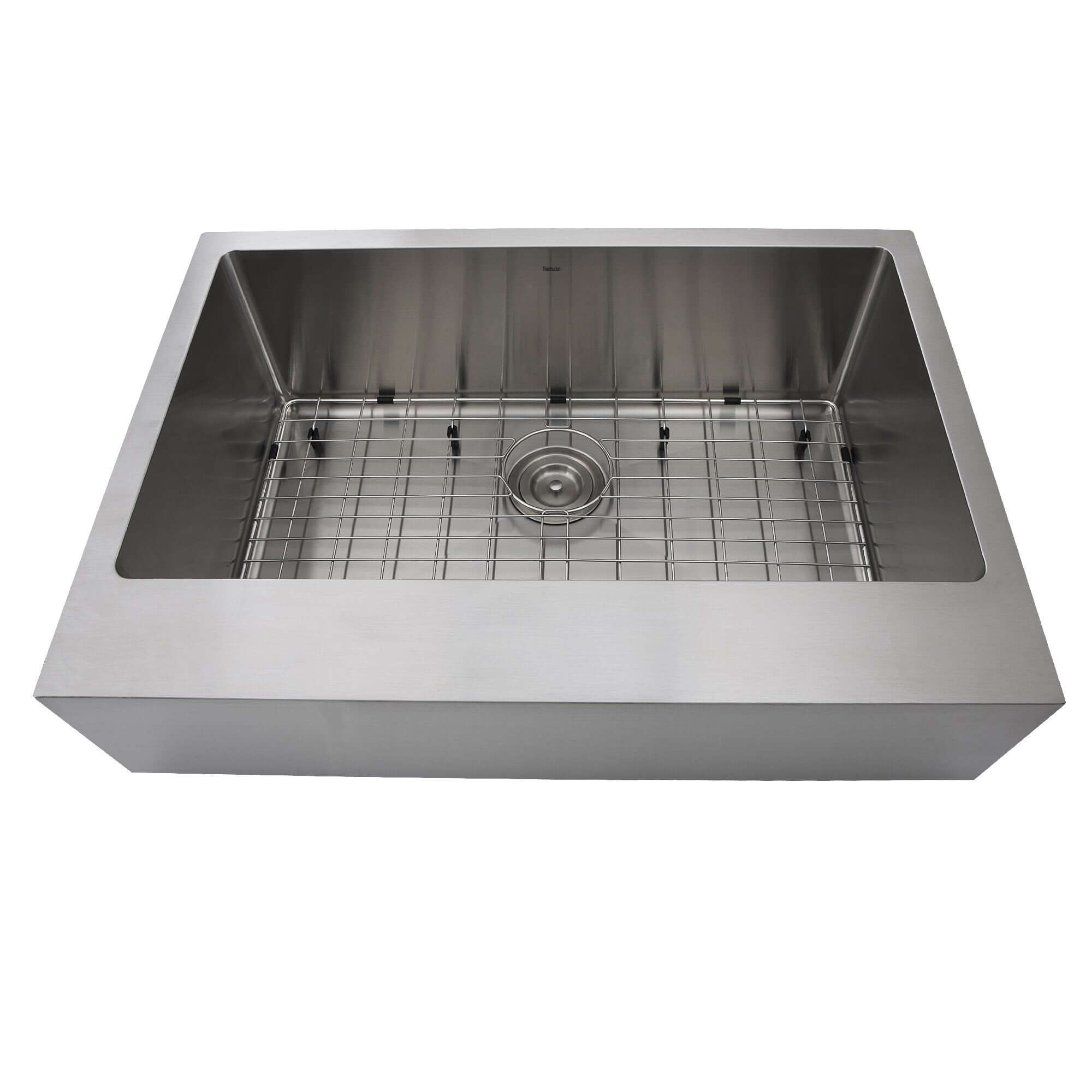 Nantucket Sinks Pro Series 30" Stainless Steel Retrofit Farmhouse Sink, EZApron30 - The Sink Boutique