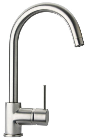 Latoscana Elba Single Handle Pull Down Kitchen Faucet, Stream Only, Brushed Nickel, 78PW591 - The Sink Boutique