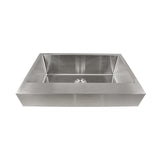 Nantucket Sinks Pro Series 33" Stainless Steel Retrofit Farmhouse Sink, EZApron33-5.5 - The Sink Boutique