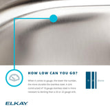 Elkay Lustertone Classic 33" Stainless Steel Kitchen Sink, 50/50 Double Bowl, Lustrous Satin, LR33194 - The Sink Boutique