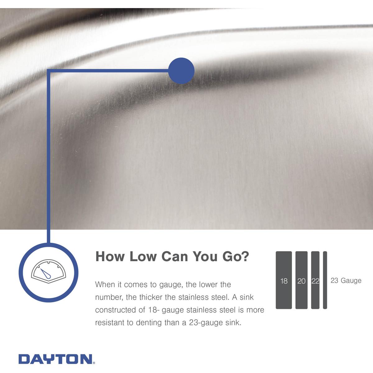 Elkay Dayton 17" Stainless Steel Bar Sink, Satin, D117213 - The Sink Boutique