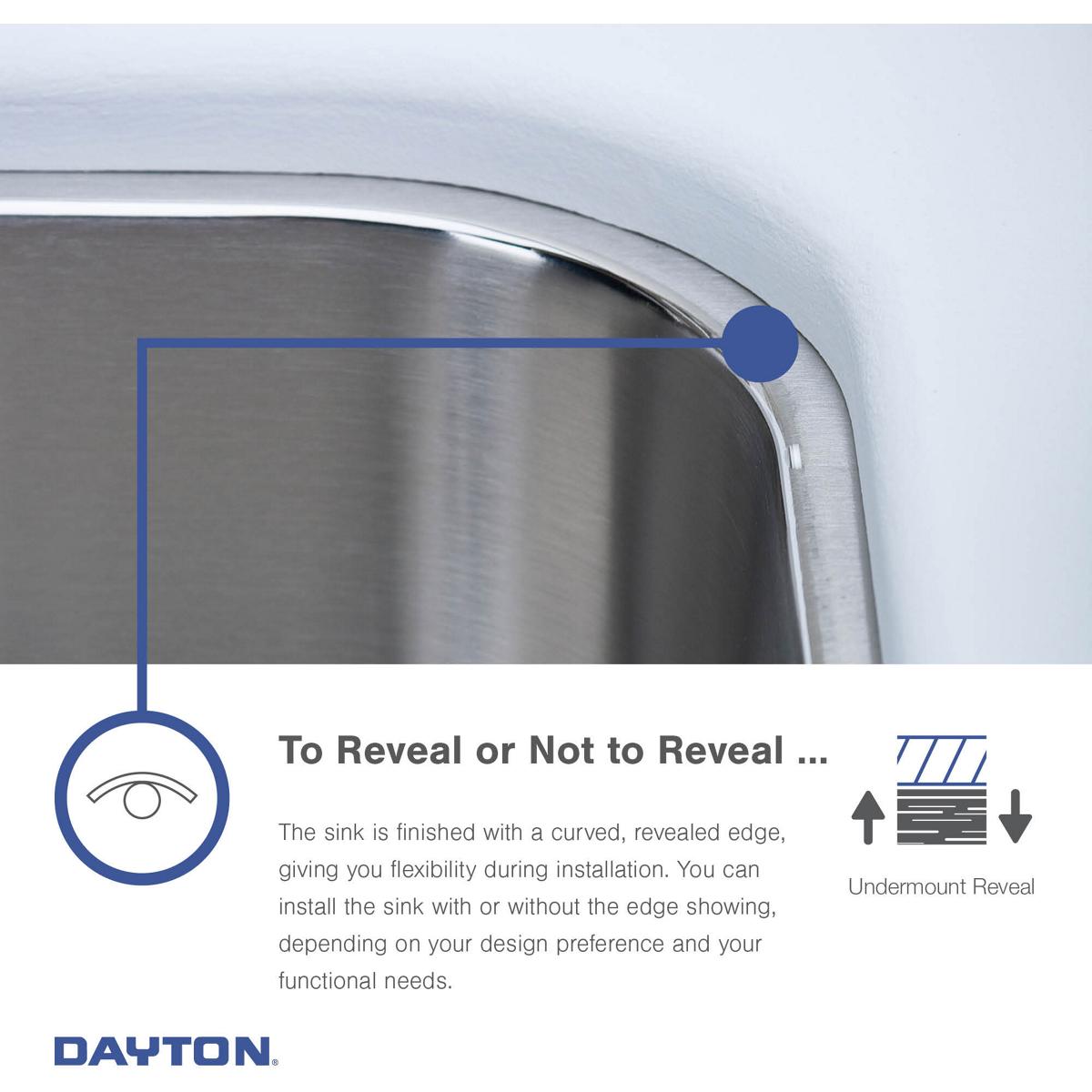 Elkay Dayton 24" Stainless Steel Kitchen Sink, Radiant Satin, DXUH2118 - The Sink Boutique