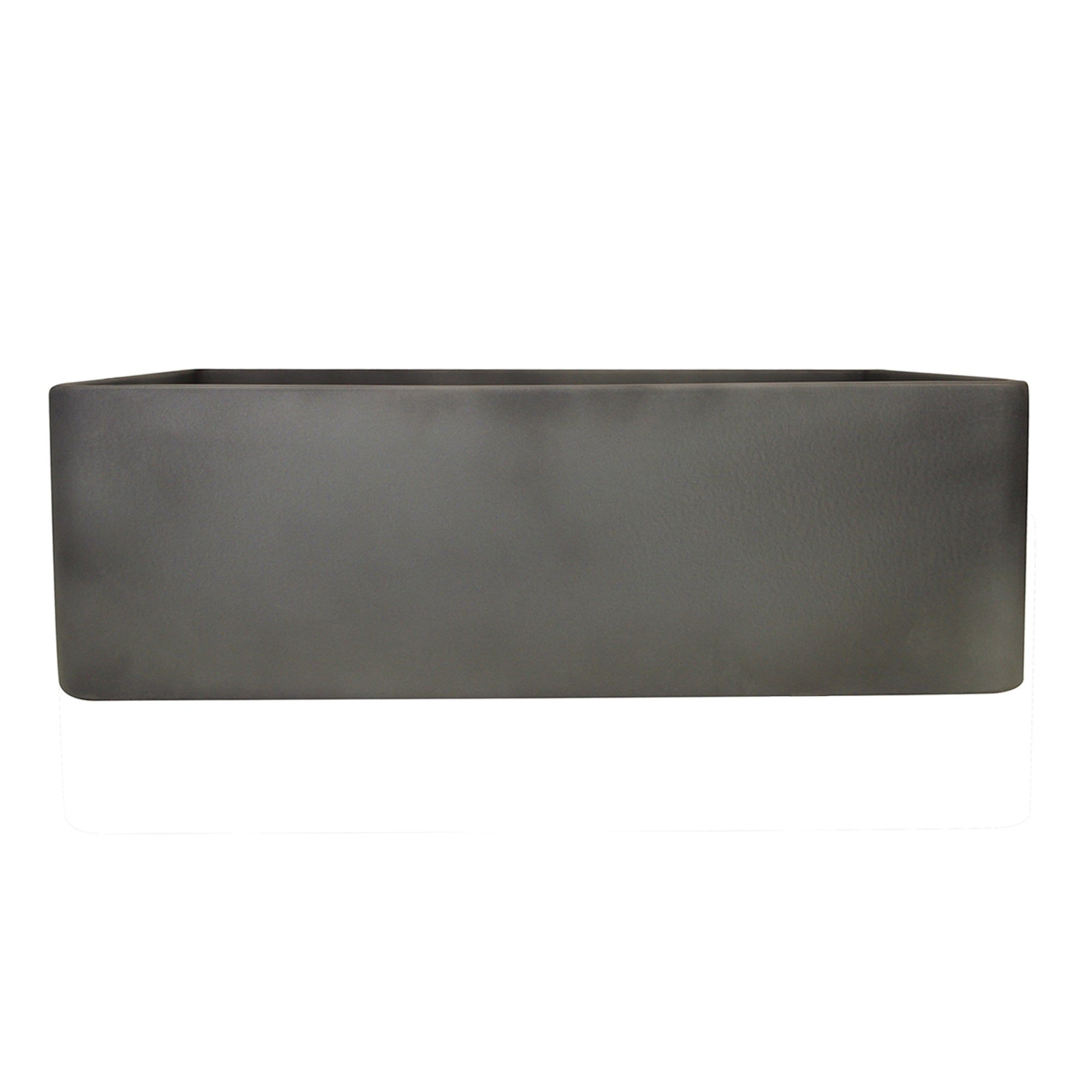 Nantucket Sinks Vineyard 30" Fireclay Farmhouse Sink, Concrete Grey, FCFS3020S-Concrete - The Sink Boutique