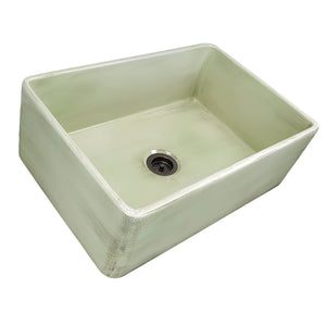 Alternate Image for Nantucket Sinks Vineyard 30" Fireclay Farmhouse Sink, Light Green, FCFS3020S-ShabbyGreen