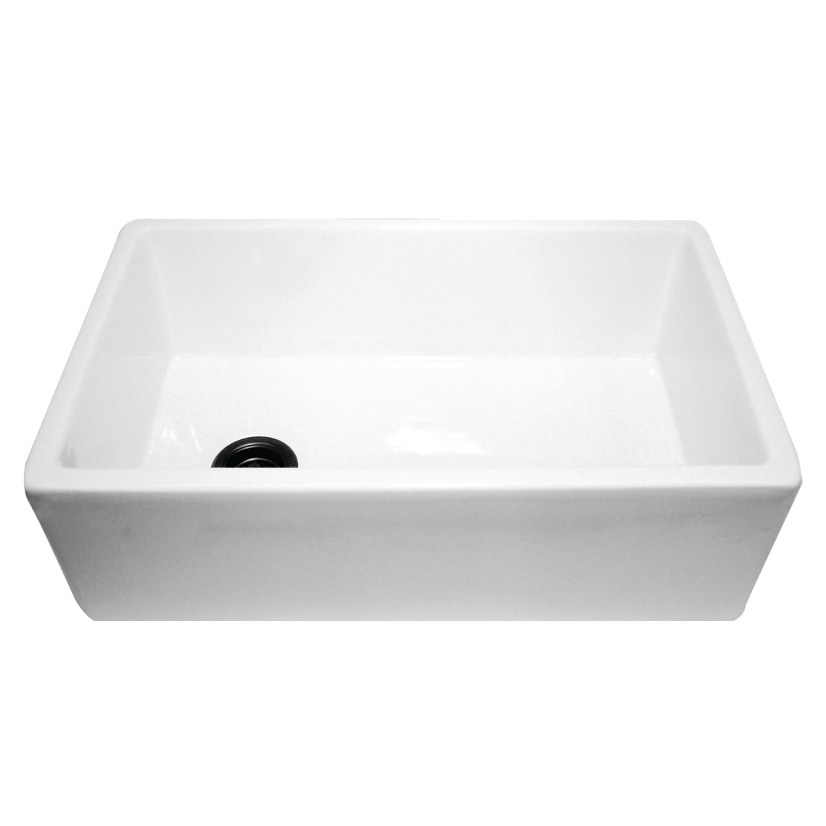 Alternate Image for Nantucket Sinks Cape 30" Fireclay Farmhouse Sink, White, FCFS30