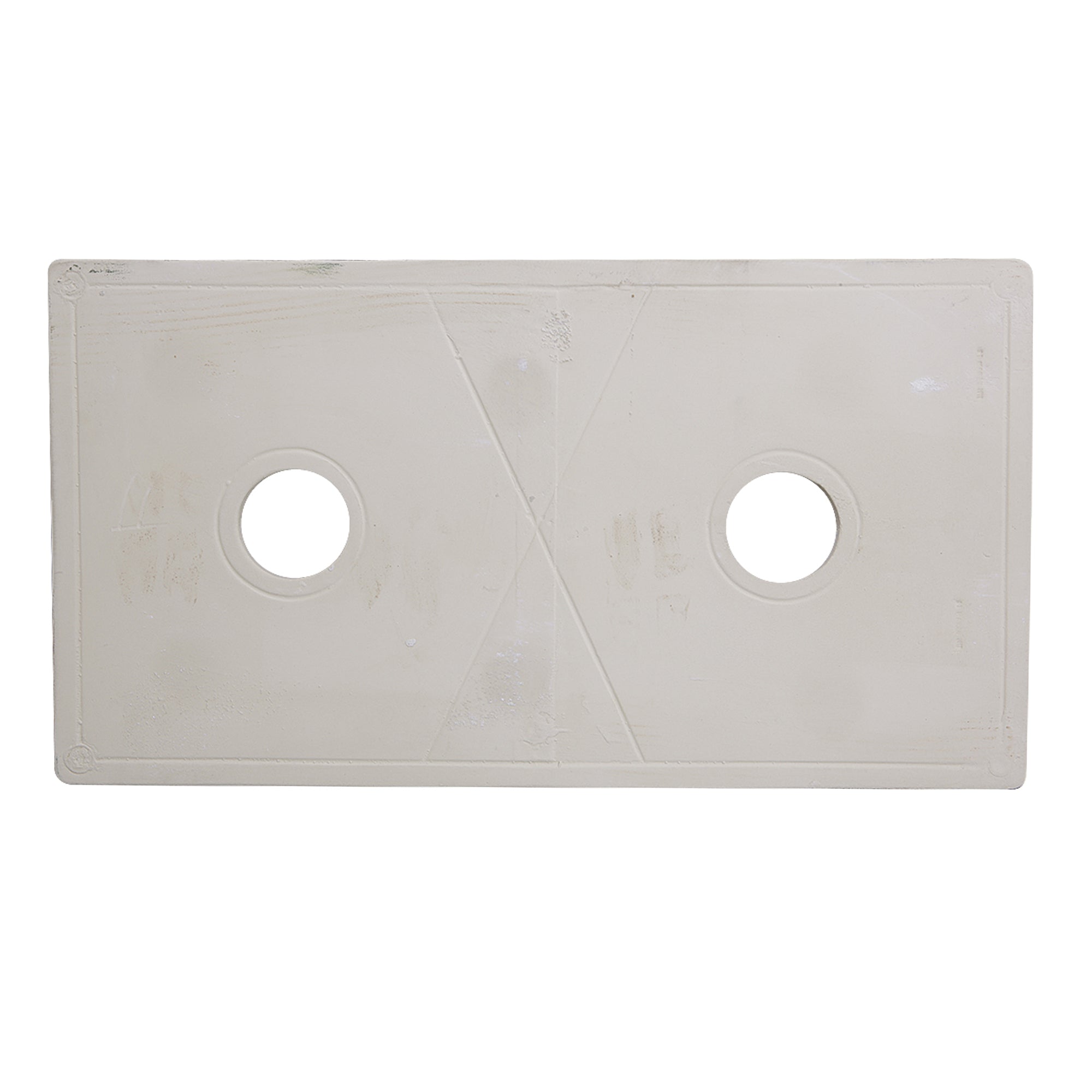 Nantucket Sinks Vineyard 33" Fireclay Farmhouse Sink, Double Bowl, Pale Yellow, FCFS3318D-ShabbyStraw - The Sink Boutique