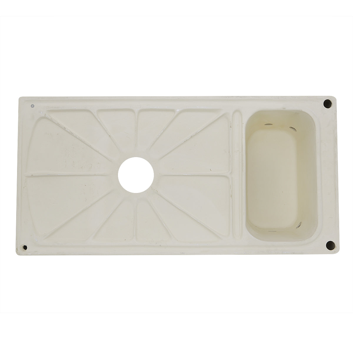 Nantucket Sinks Cape 36" Fireclay Farmhouse Sink, White, FCFS36-DB - The Sink Boutique