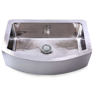 Alternate Image for Nantucket Sinks Brightwork Home 33" Stainless Steel Farmhouse Sink, 16 Gauge, FSSH3322