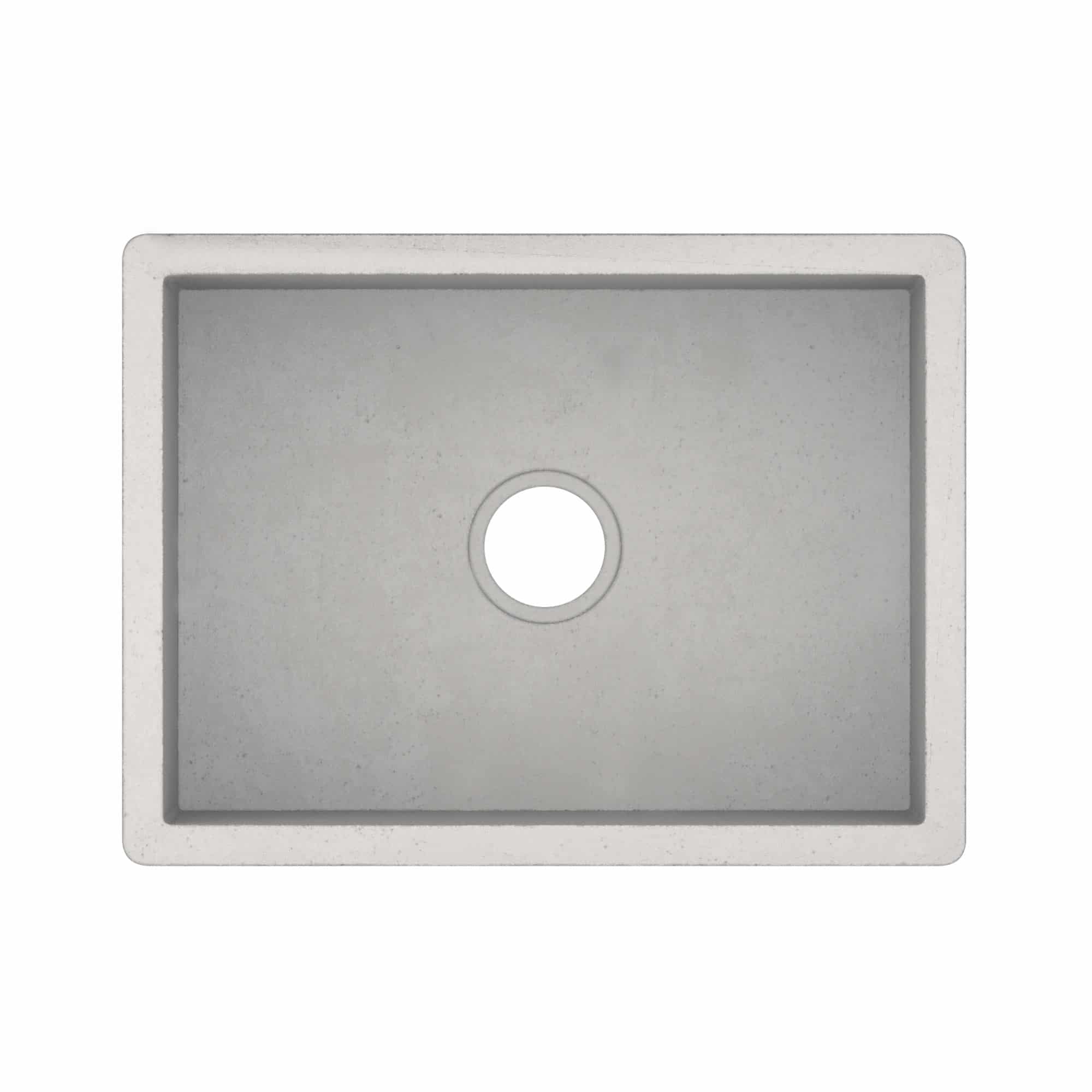 Native Trails 24" NativeStone Concrete Farmhouse Sink, Ash, NSK2418-A