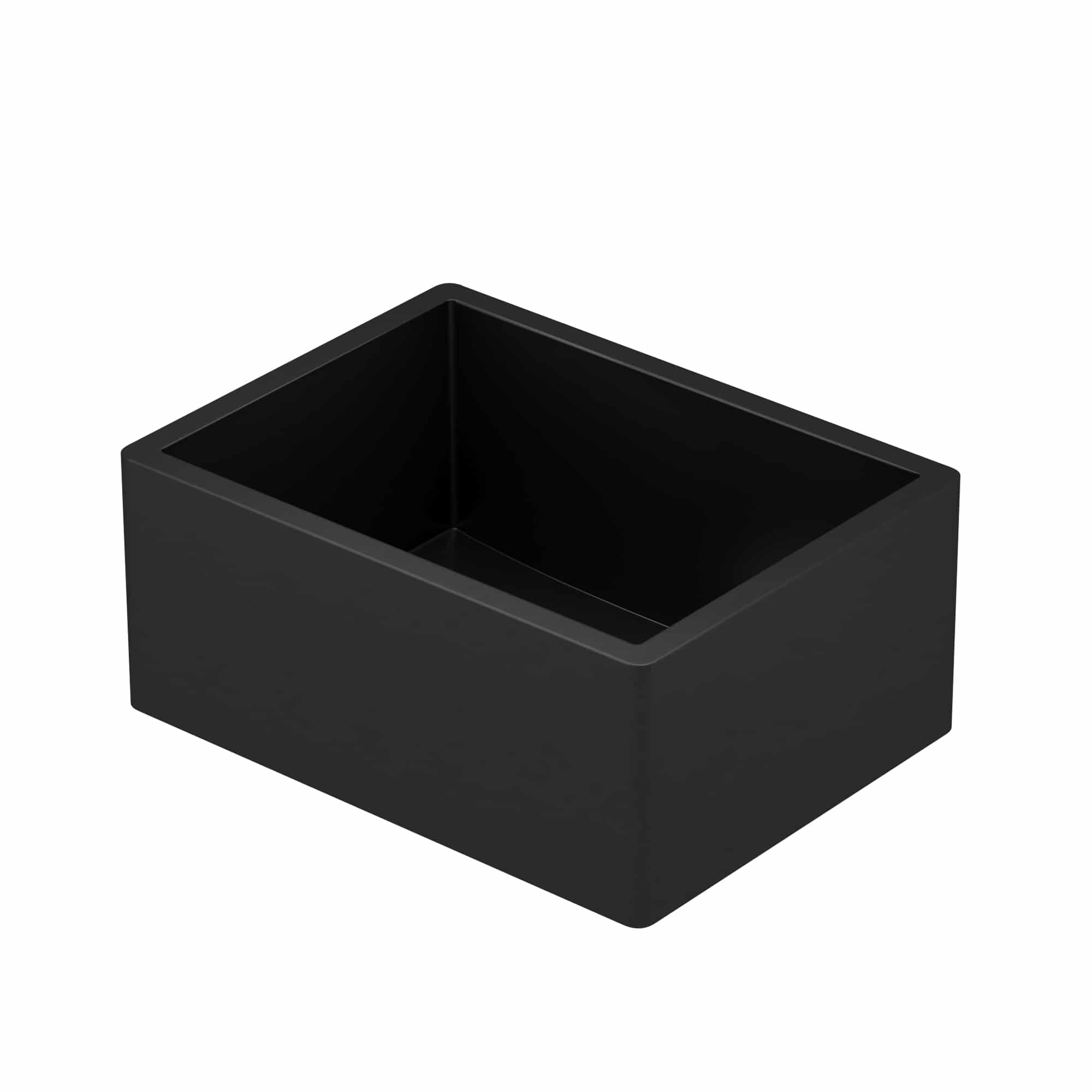 Native Trails Farmhouse 2418 24" NativeStone Concrete Farmhouse Sink, Charcoal, NSK2418-C