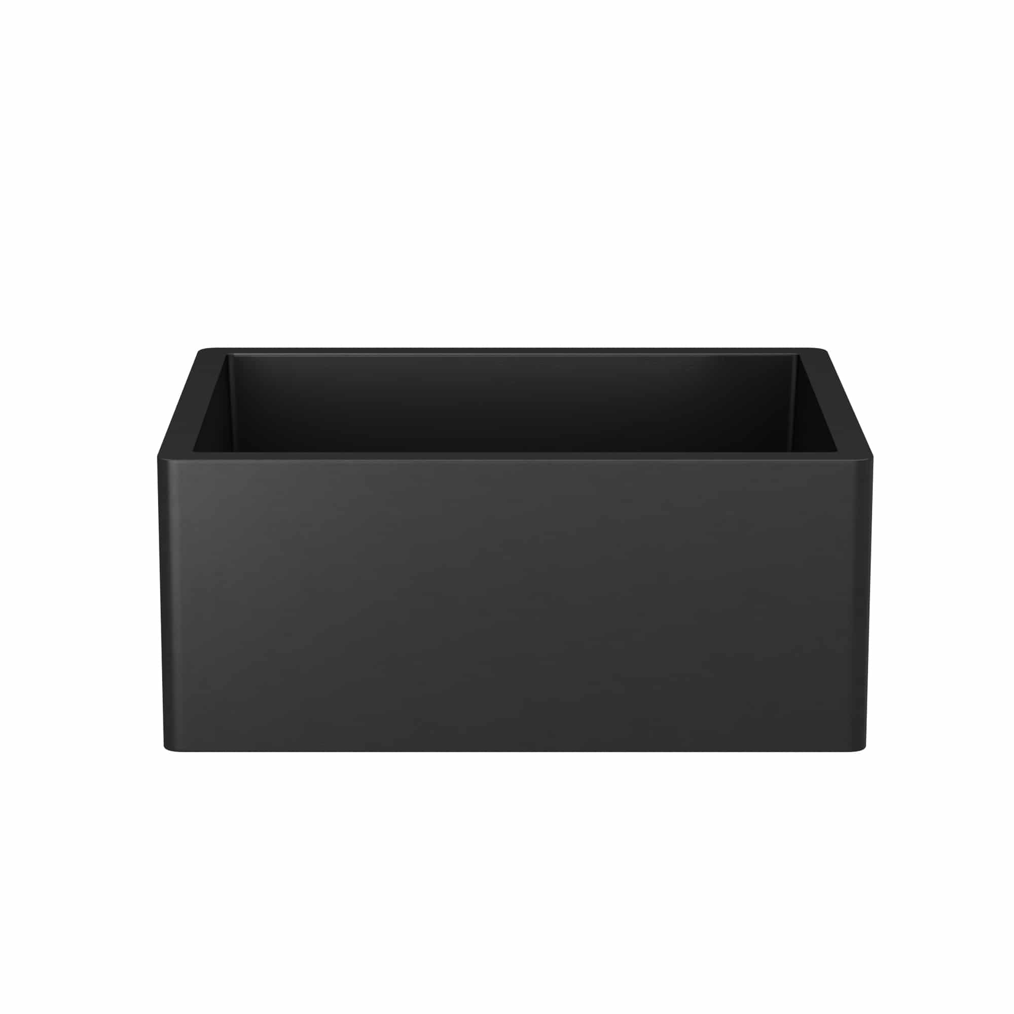 Native Trails Farmhouse 2418 24" NativeStone Concrete Farmhouse Sink, Charcoal, NSK2418-C