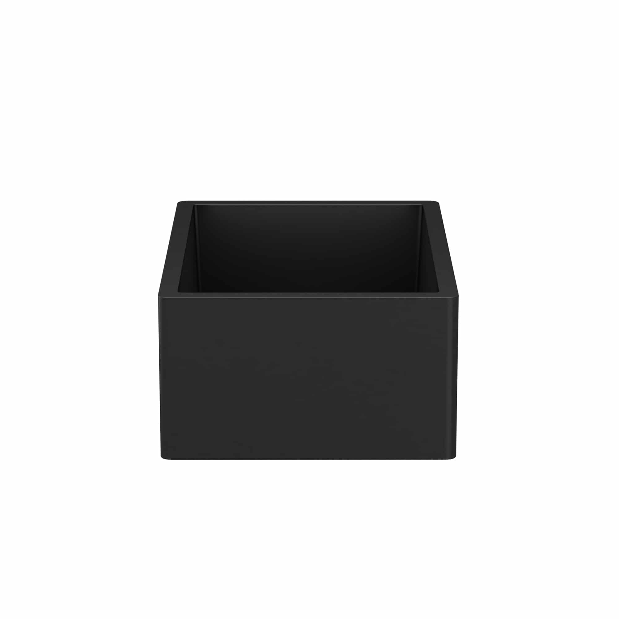 Native Trails Farmhouse 2418 24" NativeStone Concrete Farmhouse Sink, Charcoal, NSK2418-C