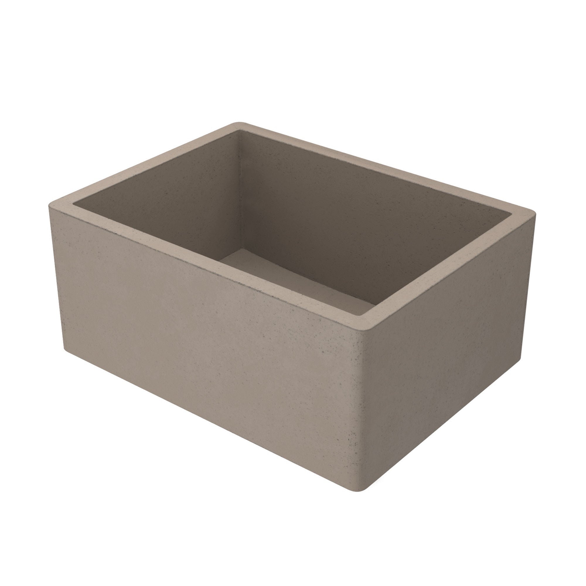 Native Trails 24" NativeStone Concrete Farmhouse Sink, Earth, NSK2418-E