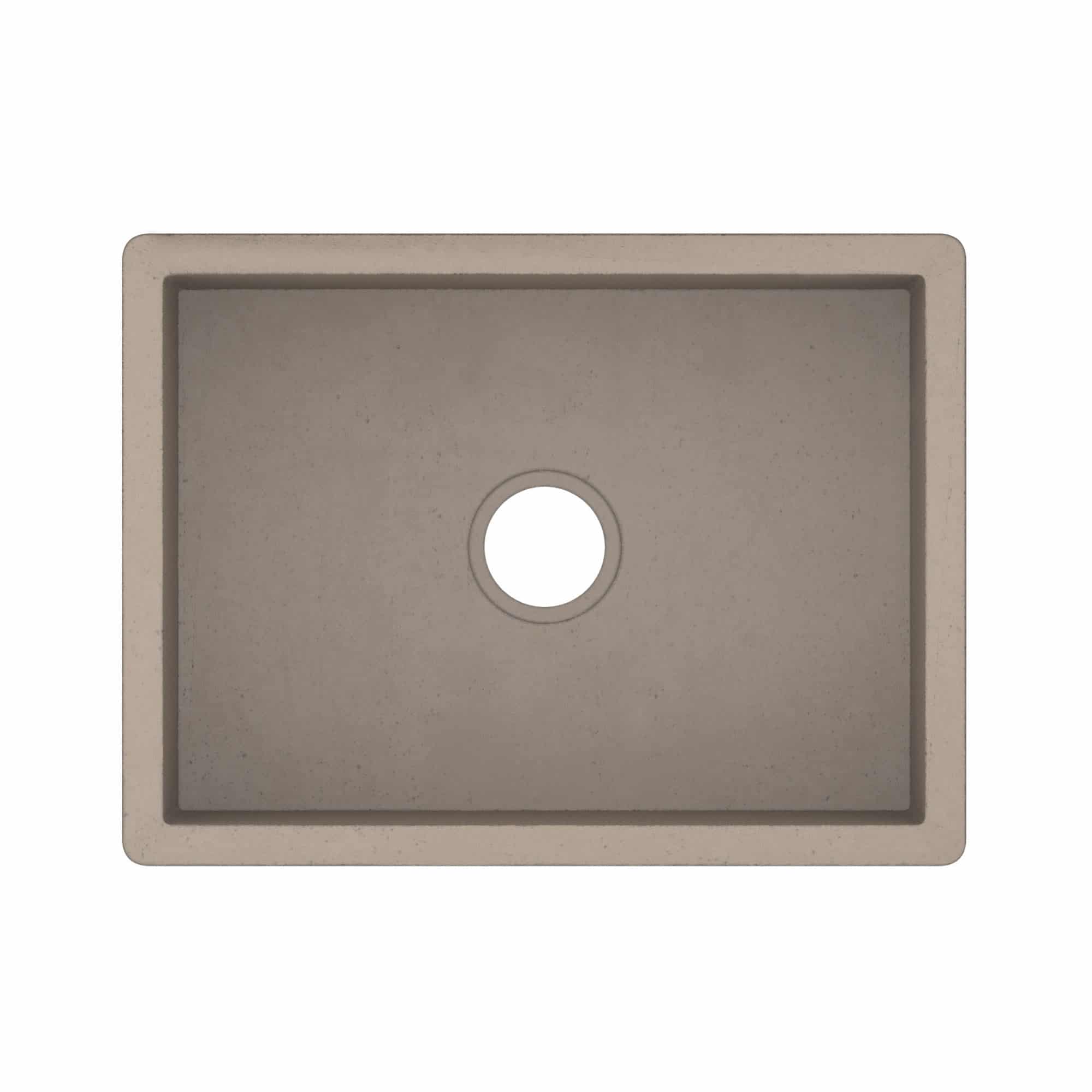Native Trails 24" NativeStone Concrete Farmhouse Sink, Earth, NSK2418-E