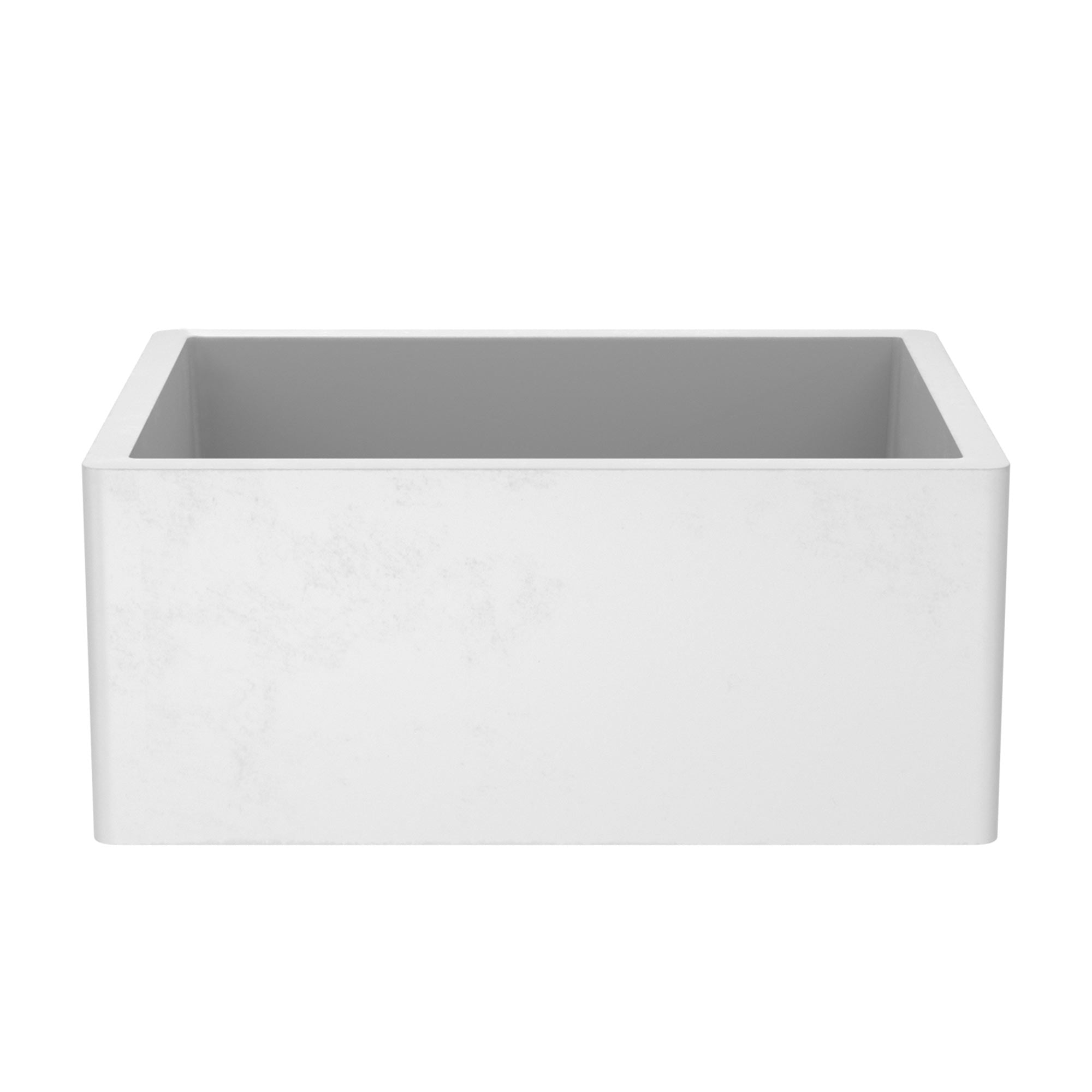Native Trails 24" NativeStone Concrete Farmhouse Sink, Pearl, NSK2418-P