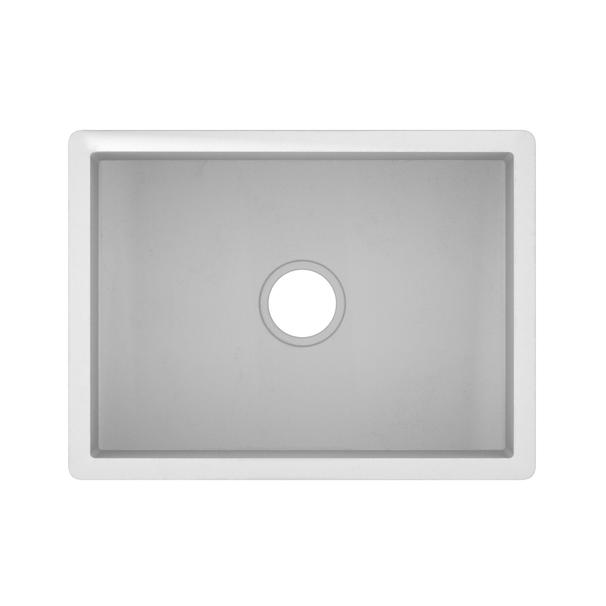 Native Trails 24" NativeStone Concrete Farmhouse Sink, Pearl, NSK2418-P