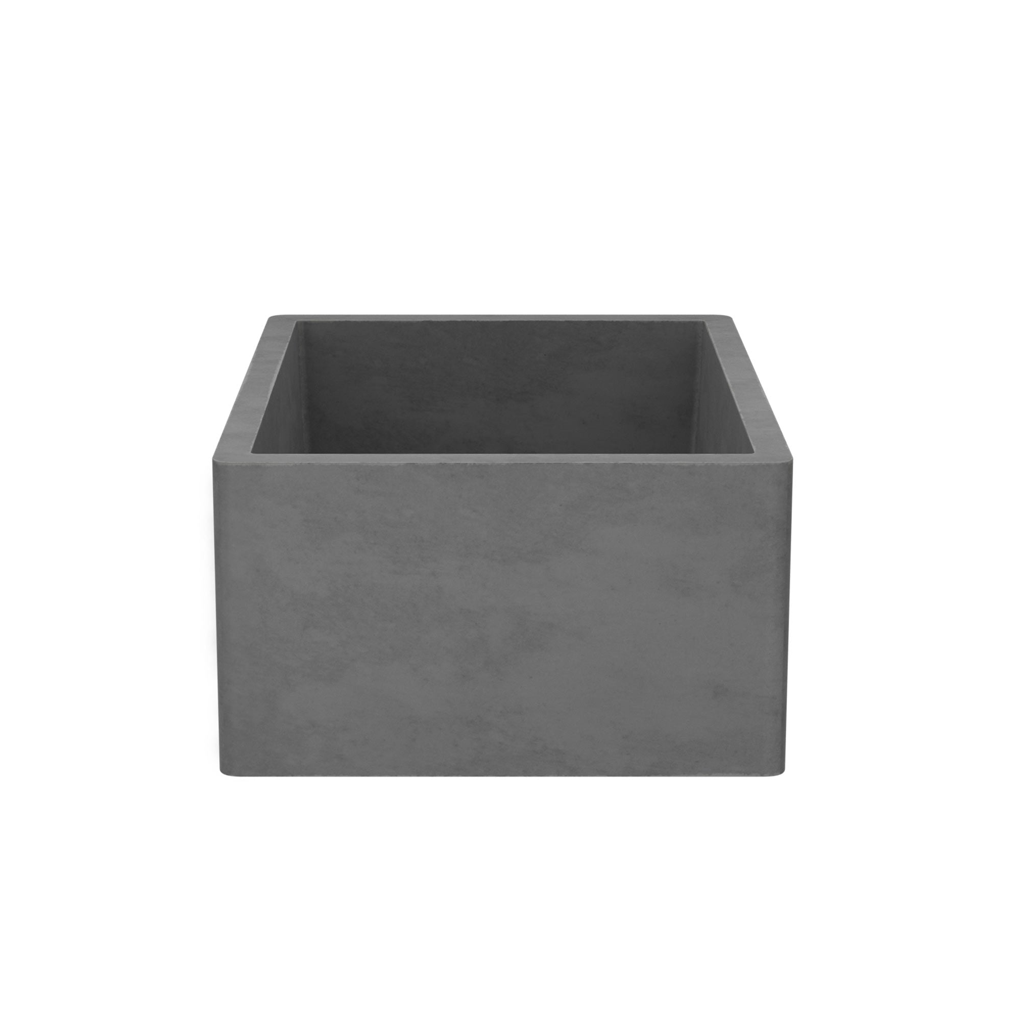 Native Trails 24" NativeStone Concrete Farmhouse Sink, Slate, NSK2418-S