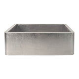 Native Trails 30" Nickel Farmhouse Sink, Brushed Nickel, CPK594