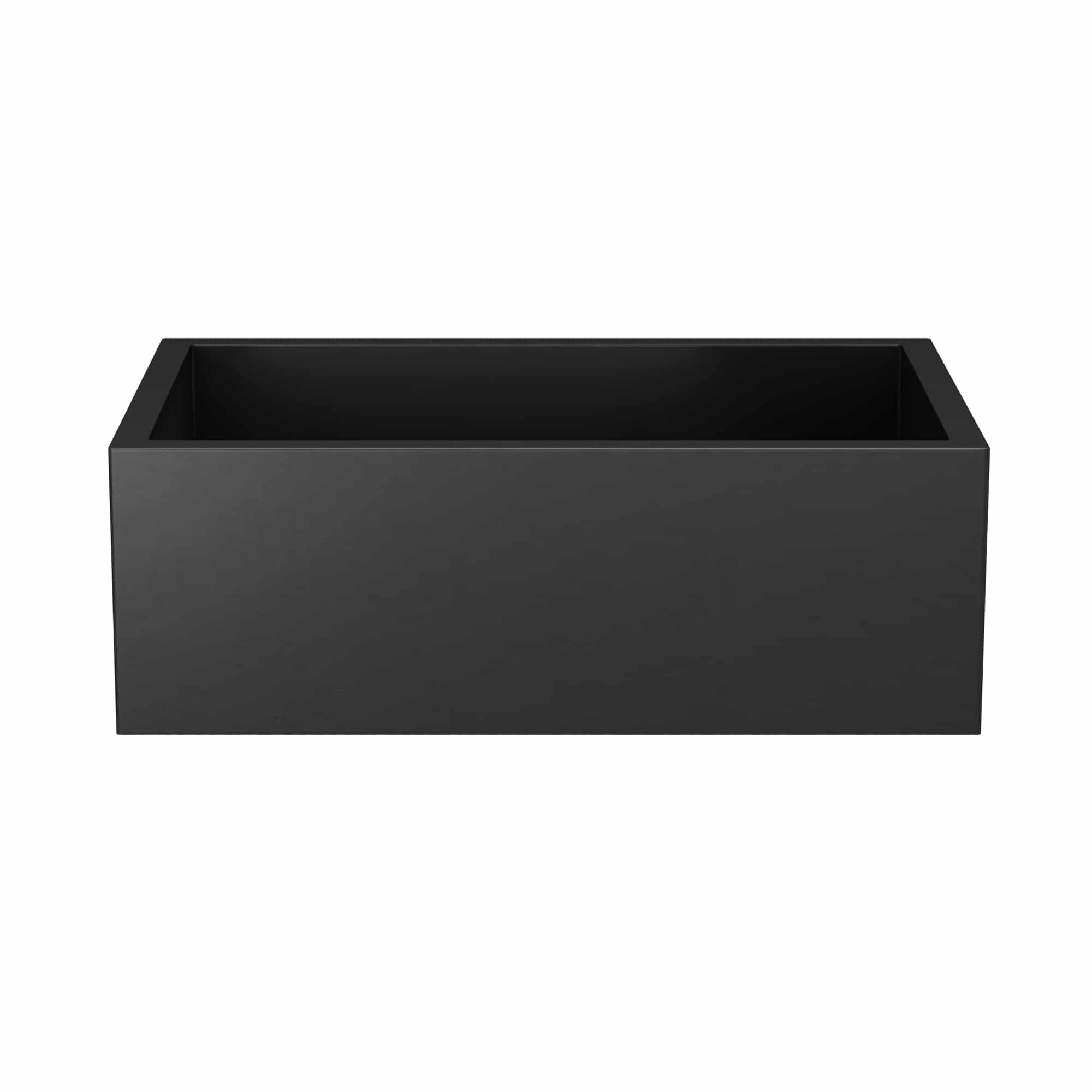 Native Trails Farmhouse 3018 30" NativeStone Concrete Farmhouse Sink, Charcoal, NSK3018-C