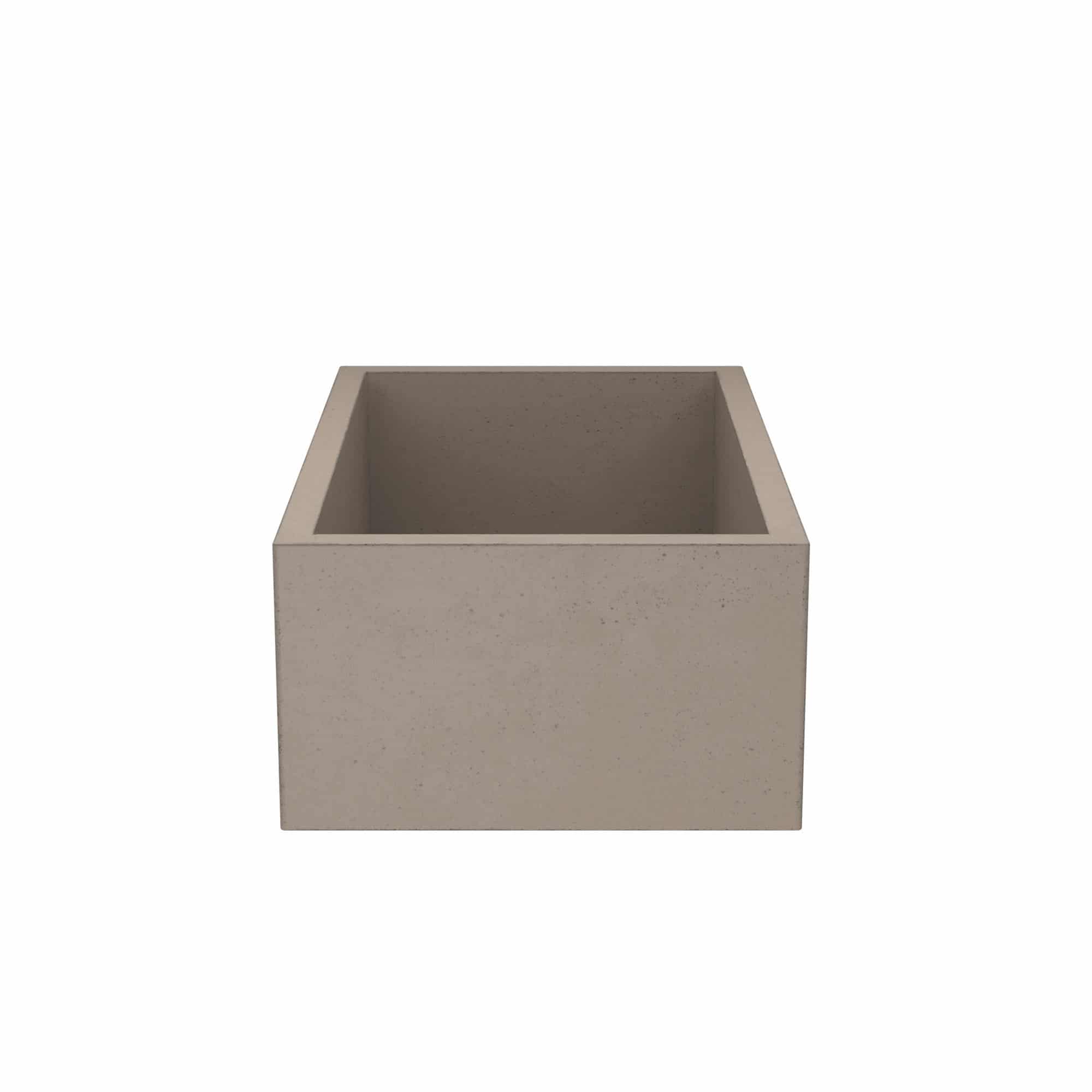 Native Trails 30" NativeStone Concrete Farmhouse Sink, Earth, NSK3018-E