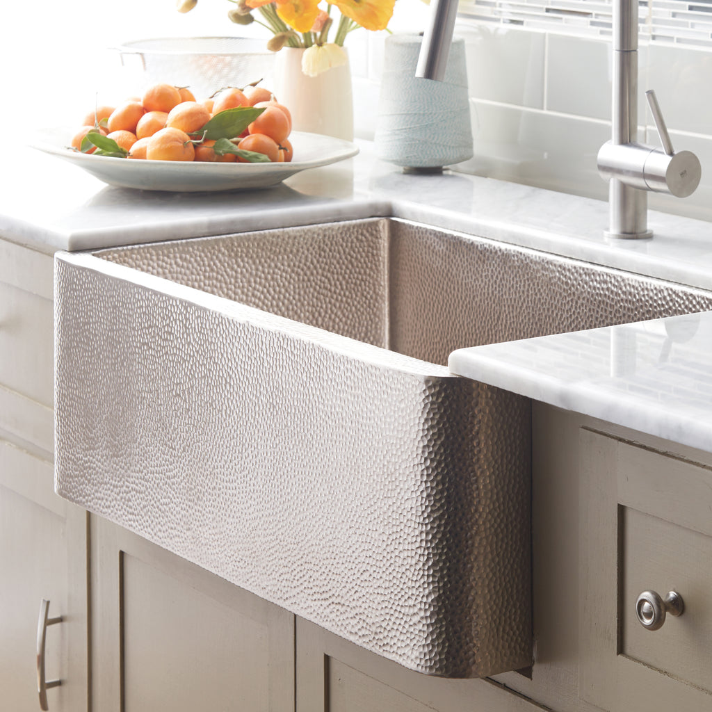 Native Trails 33 Nickel Farmhouse Sink Brushed Nickel Cpk573 – The